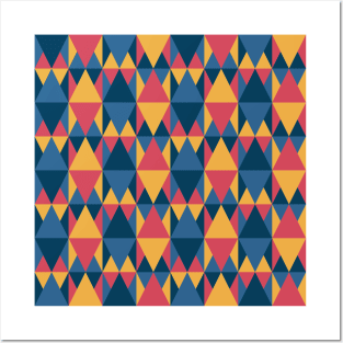 Triangle Abstract Pattern Posters and Art